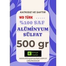 WD Türk Alüminyum Sülfat (Toz Şap) 500 gr