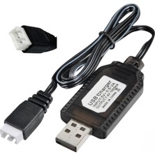 Elektronikçim Sertec 7.4V Li-Ion Sm-3p Soket Drone Bataryası USB Şarj Kablosu