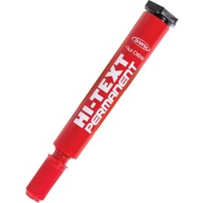 Hi-Text Hı-Text Permanent Marker ( Koli Kalemi ) Yuvarlak Uç Siyah 12 Li 830