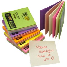 not yaz yapışkanlı not kağıdı 72x75 mm 100 yaprak adhesive notes 9740 (20 koçan)