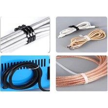 AyrStore 3,6X300 mm Beyaz 30CM Kablo Bağı Plastik Cırt Kelepçe TOPLAYICI-100 Adet