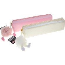 Dolphin Kalem Çantası Orta Boy Deri Aksuarlı Pc-977 (Karışık Renk 1 Adet)