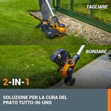 AyrStore WG163E.9 20VOLT 30CM Profesyonel Teleskobik Misinalı Çim ve Kenar Kesme (Akü Dahil Değildir)