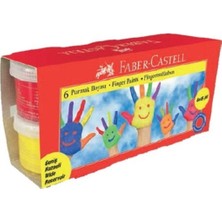  faber-castell parmak boyası 45 ml 6 renk 5170 160422