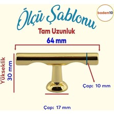 AyrStore Tepsi Düğme Metax Ayder Dolap Mobilya Mutfak Dolabı Çekmece Dolap Kapak Kulpu Kulbu Metal