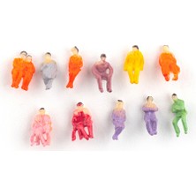 Jordania Ölçekli Mimari Maket Boyalı İnsan Oturan 1/150 9 Mm (12 Li Paket) Je01-İbo1150