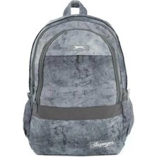 Me Çanta Slazenger Toria Paraşüt Kumaş Gri Okul Sırt Çantası 23208