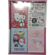 Bruno Visconti Vj Hello Kitty Not Defteri 365 Gün Günlük 368 Sayfa 80 Gram A7 525-2210 (Karışık Renk 1 Adet)