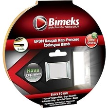 AyrStore Epdm Kauçuk Kapı Pencere Bandı 5MMX10MMX5MT Beyaz