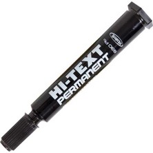 Hi-Text Hı-Text Permanent Marker ( Koli Kalemi ) Yuvarlak Uç Siyah 12 Li 830