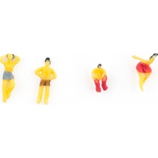 Jordania Ölçekli Mimari Maket Mayolu İnsan 1/150 13 Mm (4 Lü Paket) Je01-İby1150