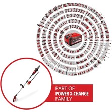 AyrStore Ge-Hc 18 Li T - Solo Akülü Yüksek Dal ve Çit Budama Makinesi, 7 Kademe Eğimli