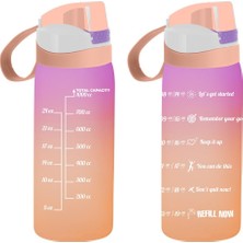 Herevin Matara (Suluk) Çift Renk Boyalı Ölçü Baskılı Yavru Ağzı 1 Litre 161646-162