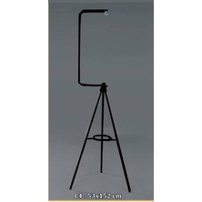 Dayang Kafes Ayaklığı 53X152CM Siyah