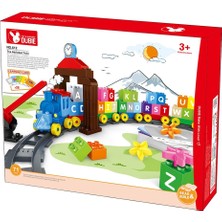 Wange Oyuncak Dubie Alfabetik Tren (+26 Kart) 71 Parça Lego GAL-612