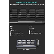 AyrStore Mini Tornavida Seti Özel Kutulu 25 Parça Profesyonel Masa Telefon Gözlük Saat Tamir Seti