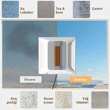 AyrStore Akıllı Uygulama Kontrollü Cam Temizleme Silme Robotu +Yapay Zeka Desteği+Ultra Sessiz+Akıllı