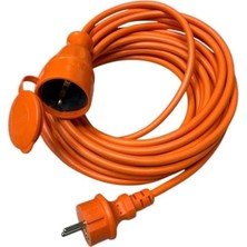 AyrStore 3’lü Uzatma Kablosu – 20 Metre, 3x2,5mm Kablo Kesiti, IP44 Su Sıçrama Koruması, Seyyar Prizli, Dış