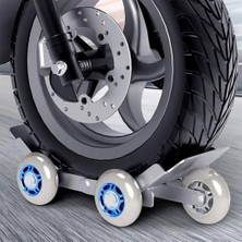 Monte Lua Motosiklet Dolly Tekerliği Ağır Iş Makina Taşıma Tekerlik Kolay Manevra