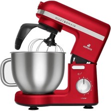 AyrStore Mastermaid Chef Pro Çift Kollu Stand Mikser Kırmızı 1750 W
