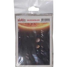  platin sticker gezegenler 8.5x12 s0024
