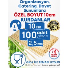 Dolphin 10 cm Uzun Sunum Kürdanı 100 Adet – Catering, Kanepe, Meyve ve Organizasyon Kürdanı