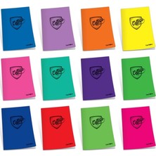 Uninote Çınar A5 Plastik Kapak Defter College Dikişli 80 Yaprak Kareli 80/4 75014 (12 Li Paket)
