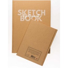Fanart Sketch Book Academy Kraft Sert Kapak A4 96 Yaprak Eskiz Defteri F-8691