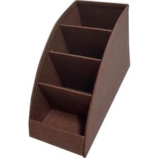  ınn design organizer masa üstü kalemlik beyoğlu serisi deri bordo 11x20x9.5cm dd-1212