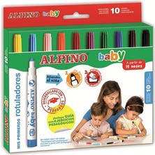 Alpino AR-056 Keçeli Boya Kalemi Baby 10 Renk