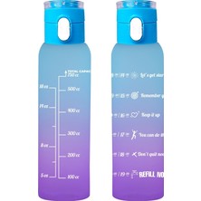  herevin matara (suluk) çift renk boyalı düğmeli tüp mavi 750 cc 161407-160