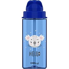 Gıpta Matara (Suluk) Cool-J Cute Pipetli Pet 500 Cc K7538 (Karışık Renk 1 Adet)