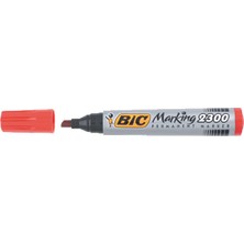 Bic Markör Kesik Uç Kalem Kırmızı 2300 820924 (12 Li Paket)
