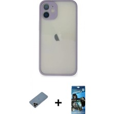 İlk El Grup Ieg™ iPhone 11 Pro Max Ahenk Çizgi Serisi - Siyah 34D Izgaralı Cam + Siyah Shine Kamera Lens Koruma Cam