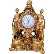 Zarif Dekor Altın Görünüm Adalet Saat