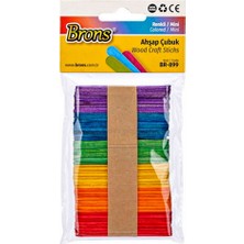 Kitabevimden Brons Ahşap Çubuk Renkli Mini BR-899 (5 Paket)