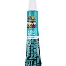  nova color nc-130 yağlı boya tüp yeşil 12 li (1 paket 12 adet)