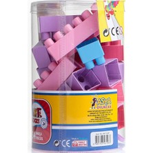 Asya Oyuncak Ant Blocks 34 Parça Pastel Renk Lego Ant034-P