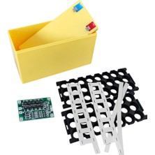 Techmore 18650 Piller Için Akü Kutusu Seti Kasa+Nikel Şerit+Pil Tutucu+Bms (3S/40A)