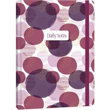 Keskin Color Sert Kapak Ciltli Daily Notes Mor A5 80 Yaprak Çizgili Not Defteri 410291-99