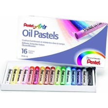  pentel pastel boya yağlı 16 renk phn16