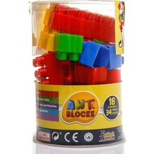 Asya Oyuncak Ant Blocks 34 Parça Lego Ant034