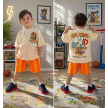 Jelibom Paw Petrol Baskılı Yazlık Şort Tişört 2'li Alt Üst Takım