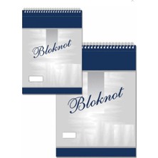 Bayındır Bloknot Not Defteri Spiralli Çizgili 40 Yaprak A4 70 Gram BNS0020 (12 Li Paket)