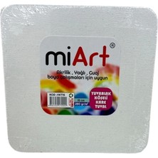 Miart Tuval Yuvarlak Köşeli Kare 15 Cm mykt15