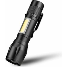 Led Level Şarj Edilebilir LED El Feneri 3kademe 1 Adet CT-8024