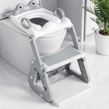 Orzbow Basamaklı Çocuk Tuvalet Oturağı, Katlanabilir, Kaymaz ve Ayarlanabilir