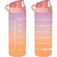  herevin matara (suluk) çift renk boyalı ölçü baskılı yavruağzı 750 cc 161506-162