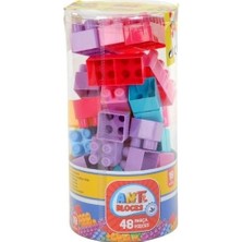 Asya Oyuncak Ant Blocks 48 Parça Pastel Renk Lego Ant048-P