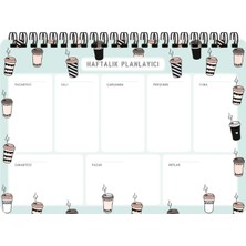 Keskin Color Spiralli Planner Haftalık Ders Planlayıcı Kahve 17X24Cm 52 Yaprak 830158-99